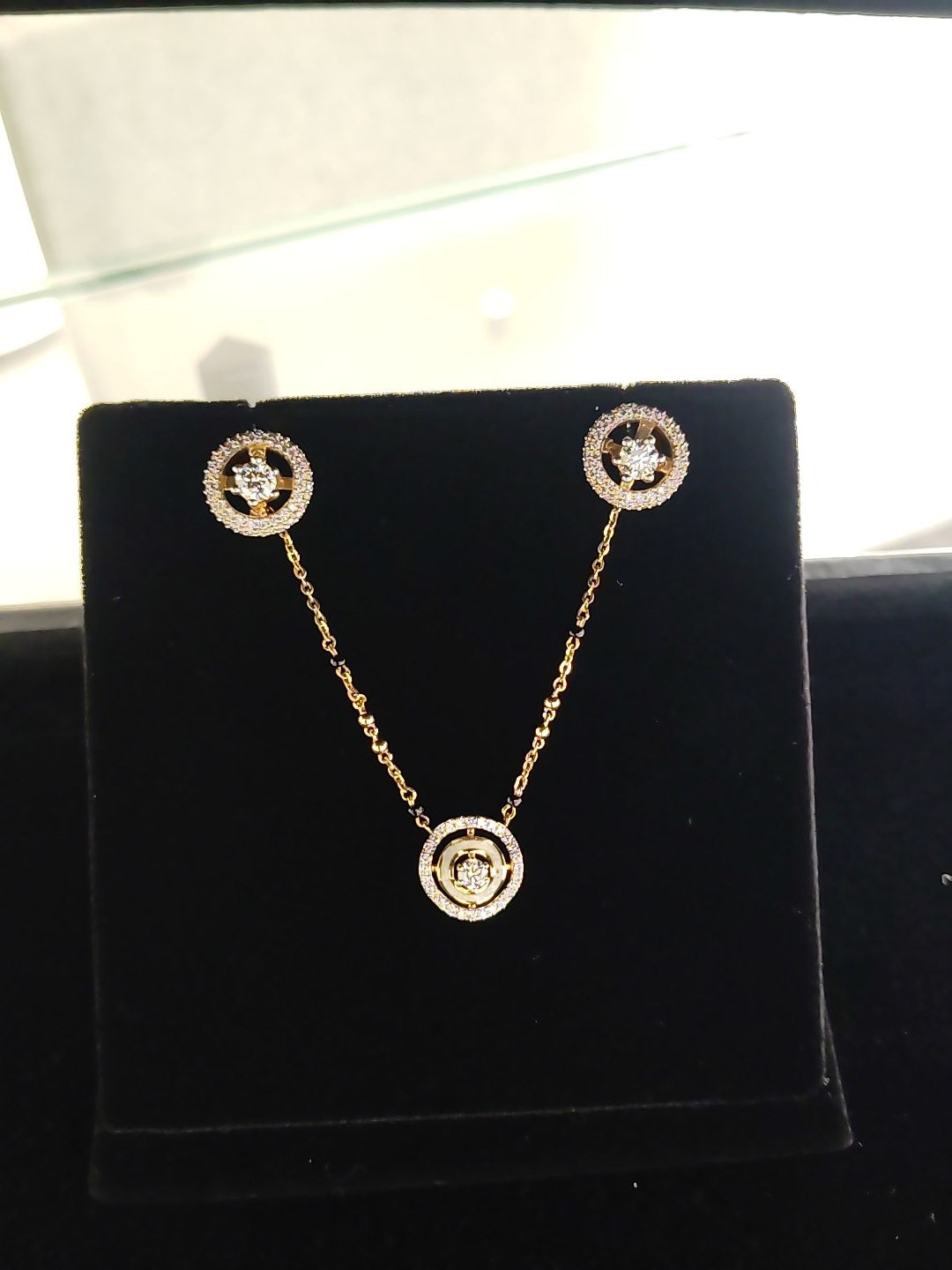 Geometric Square Diamond Earrings